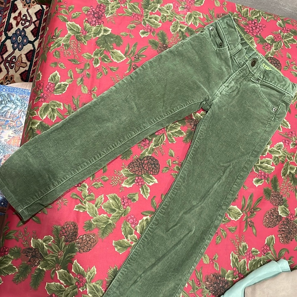 Boys crew cuts plaid pants